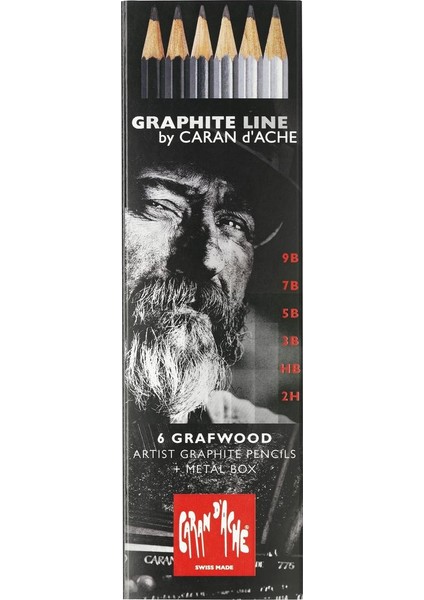 Graphıte Line Grafwood Kalem Seti - 6 Adet