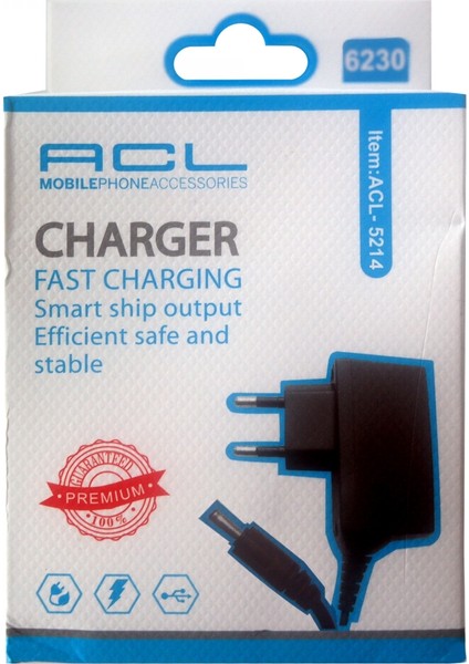ACL NT-2140 Plastik 1200 mAh Sabit Kablo + Nokia Kalın Uçlu Kablo Ev Tipi Şarj Cihazı fiyatları