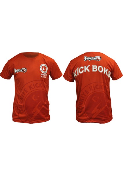 Kick Boks Tişörtü - Kırmızı