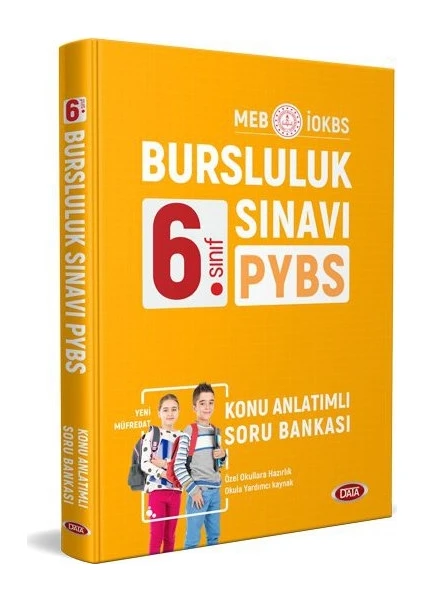 Data Yayınları 6. Sınıf Bursluluk Sınavı Konu Anlatımlı Soru Bankası PYBS İokbs