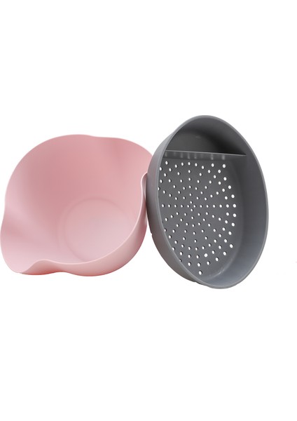 Q Lüx Dual Çerezlik ve Meyvelik Telefon Standlı L-661 Pudra