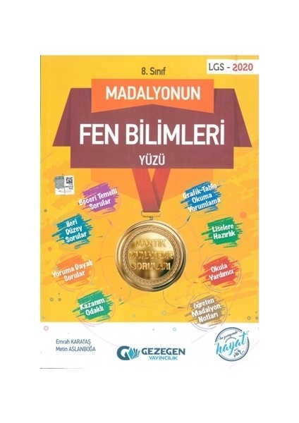 Gezegen Yayıncılık LGS  8.Sınıf Fen Bilimleri Madalyonun Yüzü