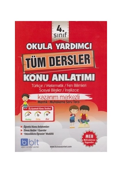 4. Sınıf Okula Yardımcı Tüm Dersler Konu Anlatımı