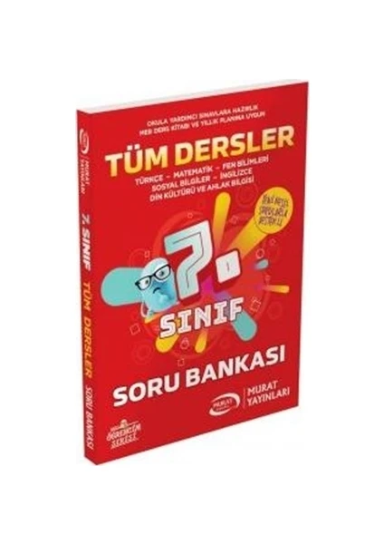 Murat Yayınları 7.Sınıf Tüm Dersler Soru Bankası