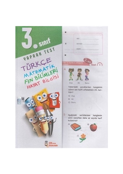 3. Sınıf Tüm Dersler Yaprak Test