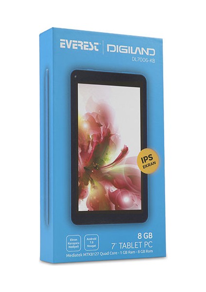 Digiland DL7006-KB 7" 8GB IPS WiFi Tablet Mavi