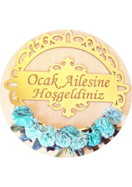 Ahşap Pleksi Görünümlü Kapı Süsü