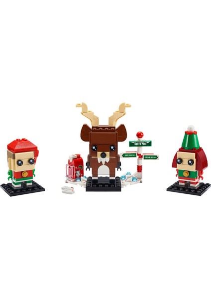 BrickHeadz 40353 Reindeer, Elf & Elfie