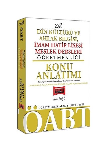 2020 ÖABT Din Kültürü ve Ahlak Bilgisi, İmam Hatip Lisesi Meslek Dersleri Öğretmenliği Konu Anlatımı