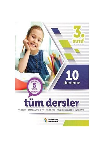 Branş Akademi Yayınları 3. Sınıf 10 Deneme Tüm Dersler