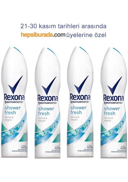 Shower Fresh 4'lü Deodorant fiyatları
