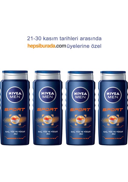 Sport 250 ml 4'lü Duş Jeli