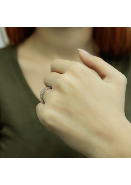 Lova 0,46 Karat Pırlanta Yarımtur Yüzük 1030156 modelleri