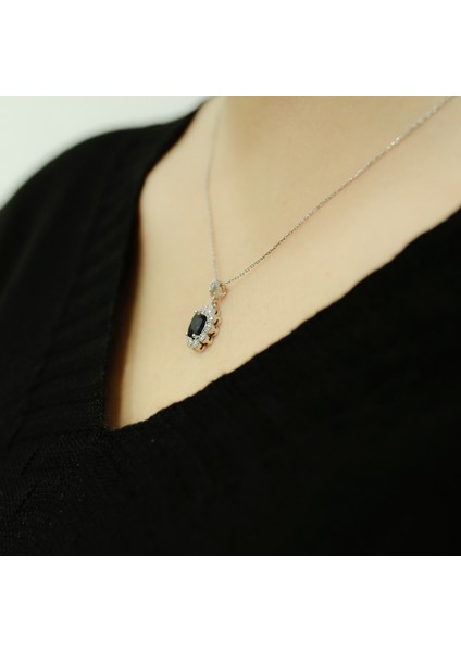 lı Oval Safir Anturaj Kolye 2070014 modelleri