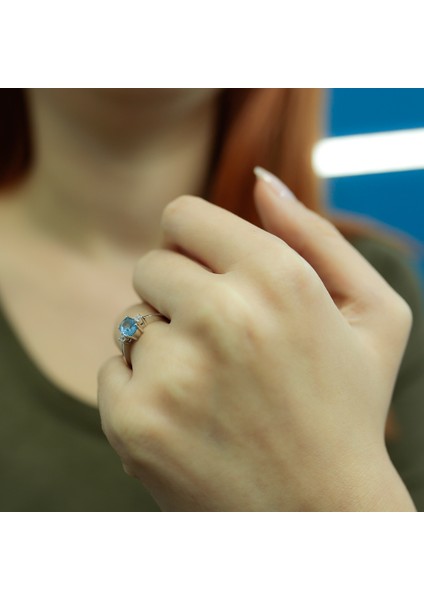 lı Blue Oval Topaz Yüzük 1030162 modelleri
