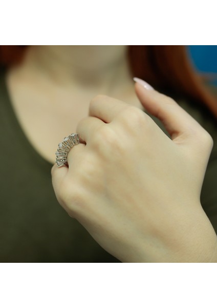 Lova 1,50 Karat Efektli Pırlanta Beştaş Yüzük 1070110