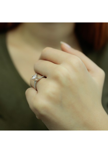 Lova Toplam 0,55 Karat Pırlanta Tektaş Yüzük 1070063 modelleri