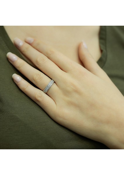Lova 0,50 Karat Pırlanta Yarımtur Yüzük 1060102 fırsatları