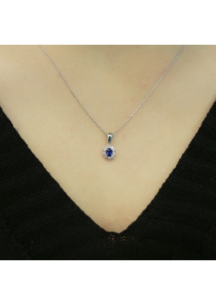 lı Oval Safir Anturaj Kolye 2050004 fiyatları