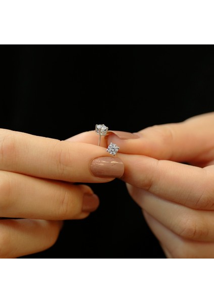Lova 0,62 Karat Pırlanta Tektaş Küpe 3030012
