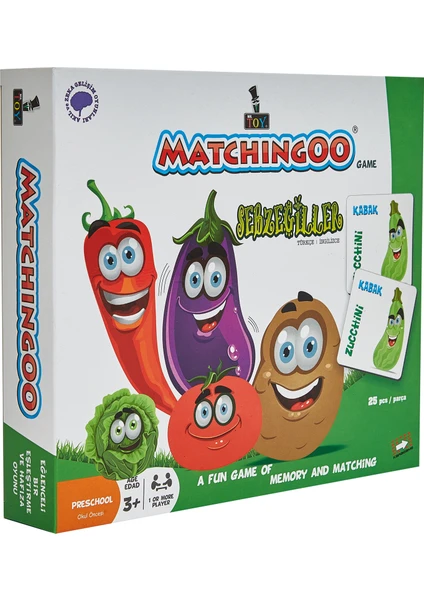 Mr. Toy Matchıngoo Eşleme Ve Hafıza Oyunu ( Sebzegiller )