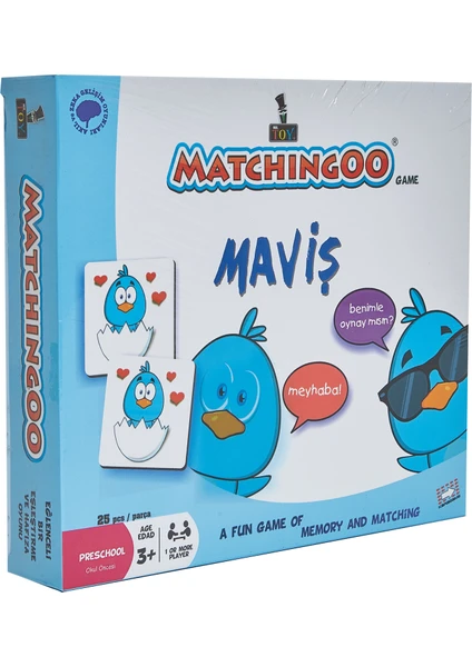 Mr. Toy Matchıngoo Eşleme Ve Hafıza Oyunu ( Maviş )