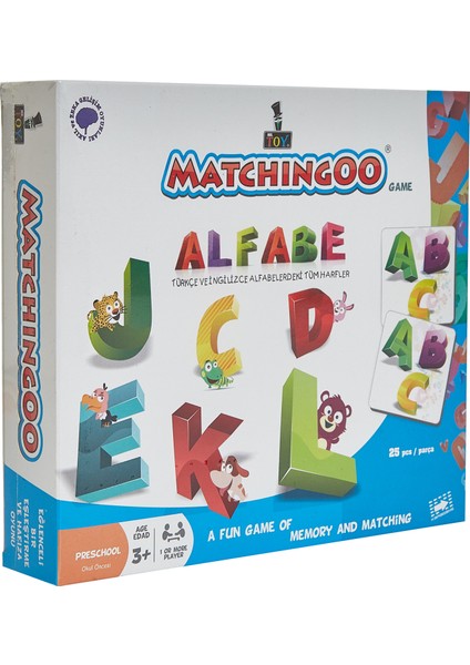 Matchıngoo Eşleme Ve Hafıza Oyunu ( Alfabe )