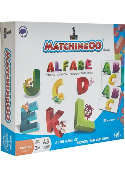 Mr. Toy Matchıngoo Eşleme Ve Hafıza Oyunu ( Alfabe )