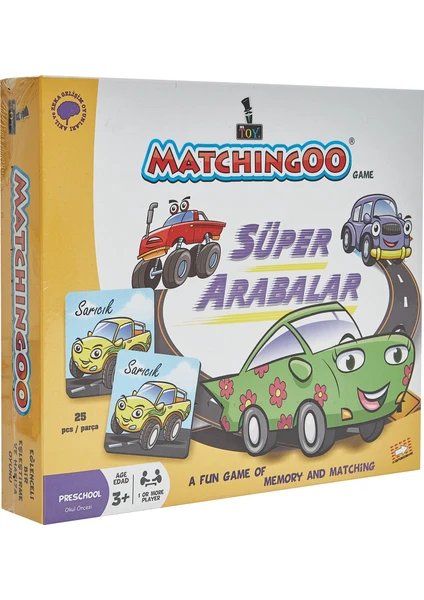 Mr. Toy Matchıngoo Eşleme Ve Hafıza Oyunu (Arabalar )