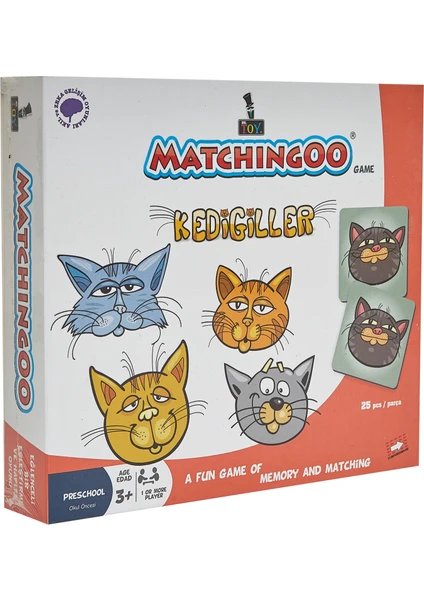 Mr. Toy Matchıngoo Eşleme Ve Hafıza Oyunu ( Kedigiller )