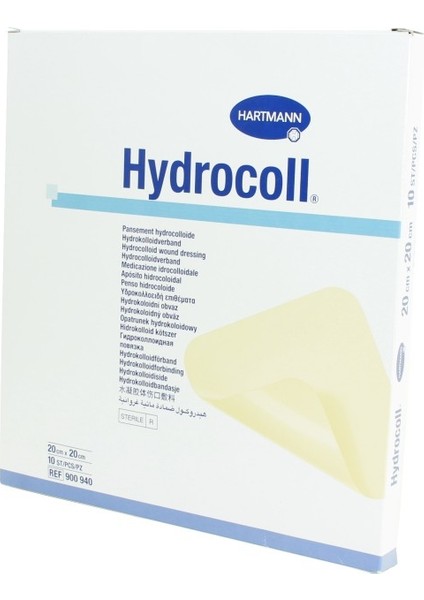 Hydrocoll 20 x 20 - Hidrokolloid Yara Örtüsü - 10 Adet