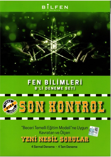 8. Sınıf Fen Bilimleri Son Kontrol 8'li Deneme