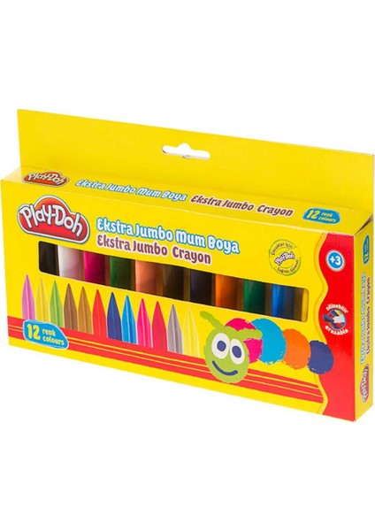 Jel Crayon Extra Jumbo 12 Renk Play-Cr011