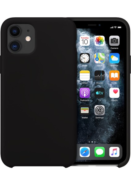 Buff iPhone 11 Rubber Fit Kılıf Black