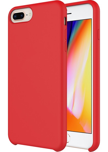 Buff iPhone 8 Plus / 7 Plus Rubber Fit Kılıf Red