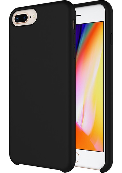 Buff iPhone 8 Plus / 7 Plus Rubber Fit Kılıf Black