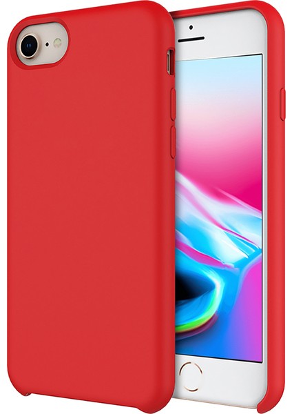 Buff iPhone 8/7 Rubber Fit Kılıf Red