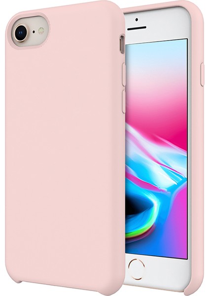 Buff iPhone 8/7 Rubber Fit Kılıf Pink Sand