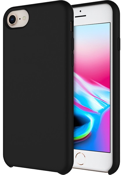Buff iPhone 8/7 Rubber Fit Kılıf Black