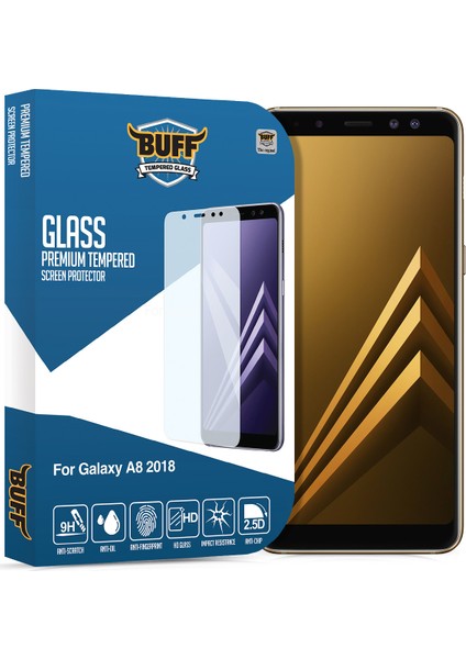 Samsung Galaxy A8 2018 Glass Ekran Koruyucu