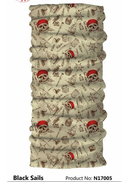 Bandana Black Sails Çok Fonksiyonlu