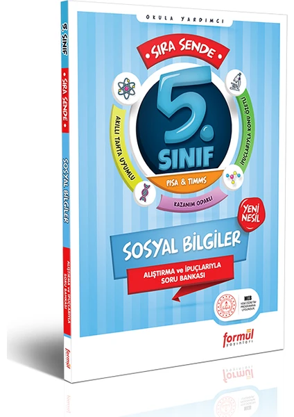 Formül Yayınları Sıra Sende 5. Sınıf Sosyal Bil. Alıştırmalı ve Örnek Çözümlü Soru Bankası