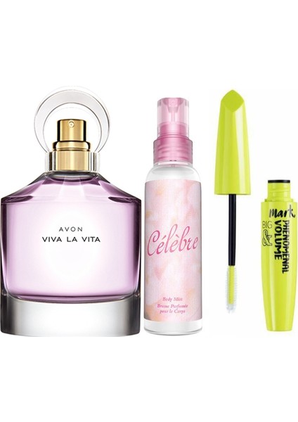 Viva La Vita Edp-Celebre Sıvı Sprey ve Mark Maskara