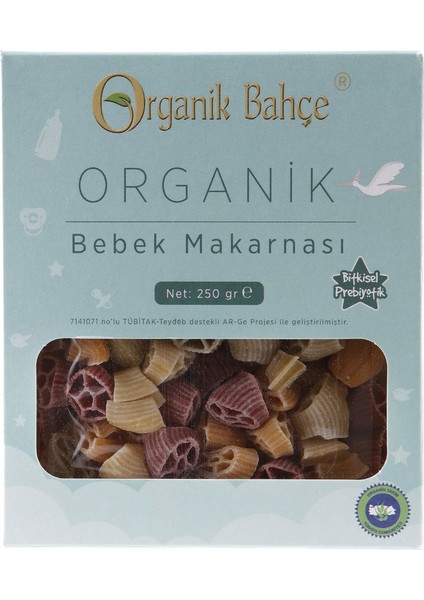 Organik Bahçe Organik Bebek Makarnası 250 gr