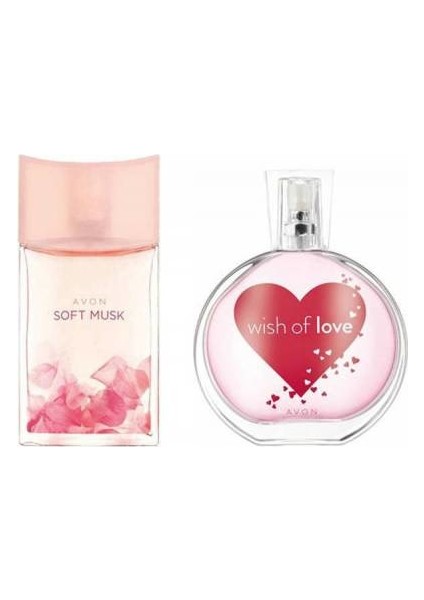 Wish Of Love 50 ml Kadın Edt+Avon Soft Musk 50 ml Kadın Edt