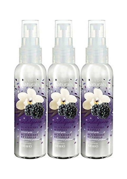 Naturals Böğürtlen&vanilya Vücut Spreyi 3lü
