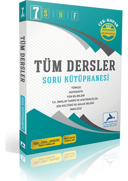 Paraf Yayınları 7. Sınıf Tüm Dersler Soru Kütüphanesi