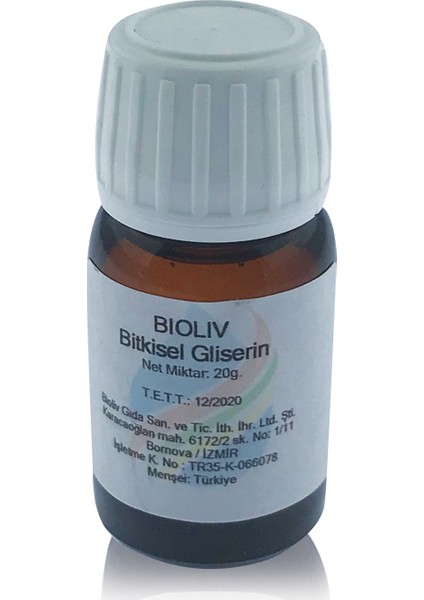 Bitkisel Gliserin 20 ml