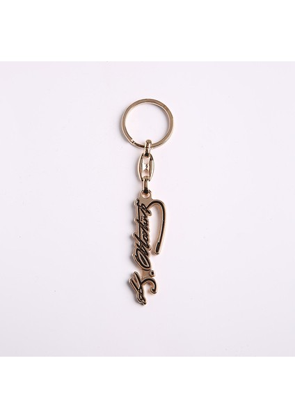 Atatürk Imza Anahtarlık-Sarı