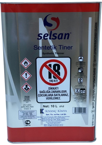 Sentetik Tiner fiyatları